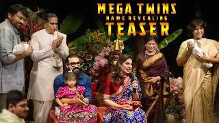 Mega Twins Name Revealing Teaser | Ram Charan, Upasana Konidela name their twins Shivram and Anveera