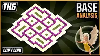 ЛУЧШАЯ база TH6 War/Trophy!! COC Town Hall 6 Hybrid Base Design Layout 2023!! Clash of Clans