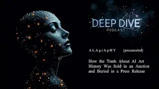 Deep Dive Podcast: How AI Art History was auctioned.  feat. ALAgrApHY precanceled AI Art pioneer