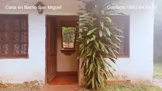 Vendo Casa de 2 pisos con detalles a reacondicionar en Barrio San Miguel