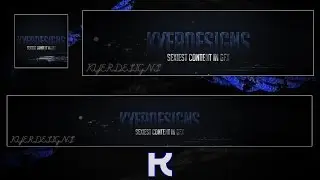 Amazing 2d banner + rebrand template! Free youtube banner/header template