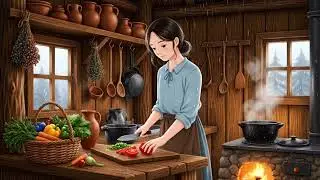 Ghibli-Inspired Family Life 🍲 | Calm, Cozy & Peaceful Story