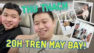 Thử th&aacute;ch 20h tr&ecirc;n m&aacute;y bay đi Mỹ: Sếp HuyNL l&agrave;m g&igrave; ngo&agrave;i ăn với ngủ?
