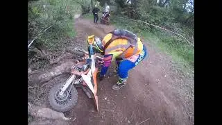 KTM 65  sx Crash at Proride Enduro race rd2 2025