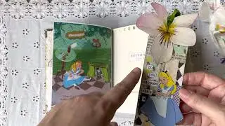 Disney Little Golden Book Alice in Wonderland Junk Journal (SOLD)