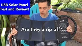 $50 vs $29 USB Solar Panel Showdown! Output Test and More!