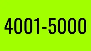 Balloon episode #13099 counting 4001-5000