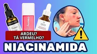 PELE SENSÍVEL: VOCÊ está usando NIACINAMIDA ERRADO! COMO USAR e COMBINAR sem IRRITAR (guia simples)