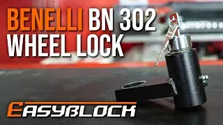 Benelli BN 302 - EasyBlock Scooter Wheel Lock - Installation Video 🔒