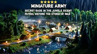Miniature Army | Secret Base in the Jungle | Silent Patrol Before the Storm of War
