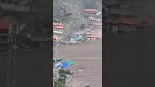 Uttar kashi flood 😱|| Uttar Pradesh Dharali flood || #news #shorts