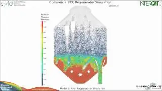CFD Simulation of a Full-Scale Commercial FCC Regenerator