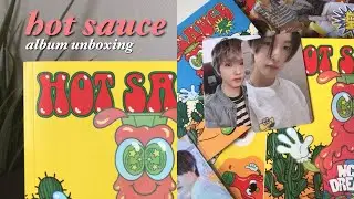 nct dream hot sauce album unboxing 🌶🔥