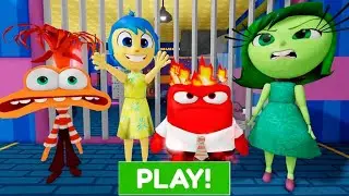 EMOTIONS POLICE FAMILY PRISON RUN ESCAPE! (Obby) Gameplay Walkthrough Jumpscares - Zubby Roblox
