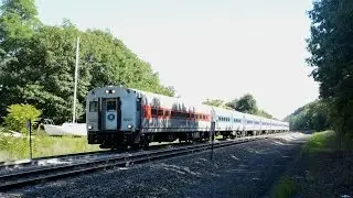 Metro North Shoreliner Cab Car Destroys Pirate Canoe Crossing