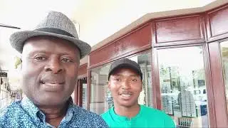 Reconnecting with Mr Tornado our Tour guide from Mlilwane Game Sanctuary 