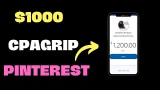 Earn $1000 From CPAgrip and Pinterest | Make Money Online 2022 (Affiliate Marketing For Beginners)
