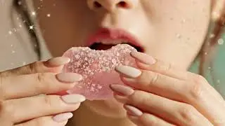 【ASMR】琥珀糖,ガラス🧊咀嚼音 #ai #asmr #luma #琥珀糖 #ediblejewel #音フェチ #aiasmr