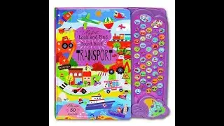 My First Look and Find Sound Book - Transport (with over 50 sounds) North Parade