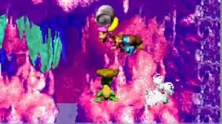 Donkey Kong Country 3 (GBA) - Cotton-Top Cove - Bazza's Blockade