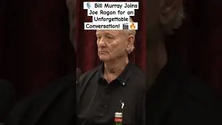 BILL MURRAY has no reaction when Joe Rogan Talks about Community Health! 🙄