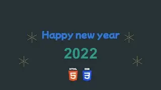 Greetings animation using HTML and CSS