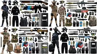 Toy unboxing collection, police toy unboxing, special forces toy gun unboxing collection, toy gun