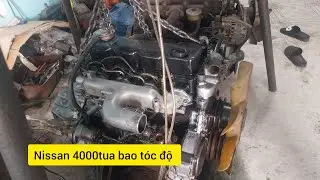 Máy Nissan bao tóc độ izuzu nhật 4jB1 izuzu 1tấc turbo 