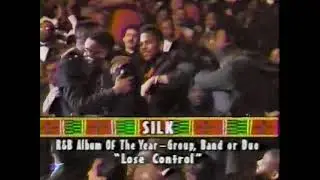 Silk wins Album of the Year Award (S.T.) in '94 (Album: Lose Control feat. song Freak Me)