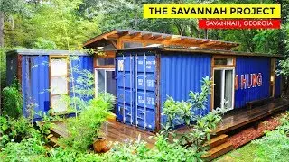 Проект &laquo;Саванна&raquo; | Дом из грузовых контейнеров художника Хулио Гарсии в Саванне, штат Джорджия