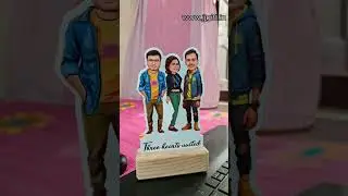 Unique caricature standee  gift | Personalized caricature gift |  #caricature #gift