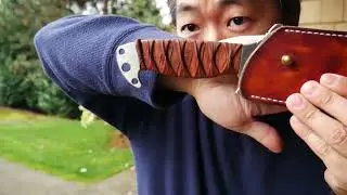 Review of SoMiCo Knives Vaari = Filipino Bolo + Finnish Puukko + Japanese Katana + American  Bowie