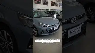 Novo Hyundai HB20s Platinum 2026 chega na nova cor Cinza Shadow!