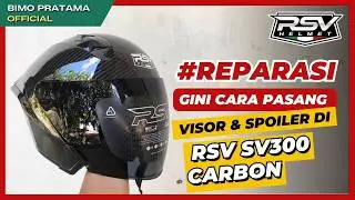 PASANG SPOILER 3D & VISOR DARK SMOKE DI RSV SV300 TAHUN 2025