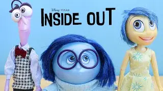 Inside Out Fear Sadness Joy Deluxe Talking Dolls Disney Store Toys