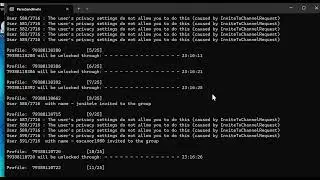 Telegram invite group, sending message, parsing groups