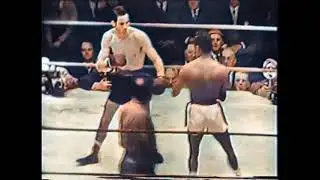 Rare Knockout! Johnny Bratton vs Bobby Dykes - 1951 Colorized