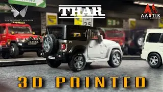 Mahindra Thar Scale Model | 1:32 3D Printed Thar Miniature #thar