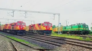 Indian Railway High speed Diesel - Electric train ~ indian railways