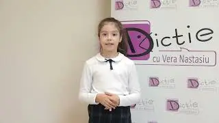 Melissa Dediu - Cursant la dictie cu Vera Nastasiu.