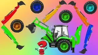 Correctly Correctly Guess The JCB Parts Backhoe And Wheels | #jcbvideo