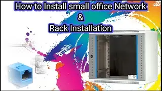 how to build a small office networking Installation. how to network a small office and school.