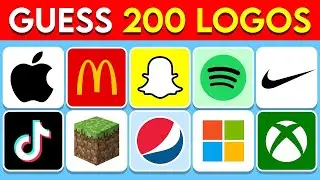 Guess the Logo in 3 Seconds | 200 Famous Logos | Logo Quiz 2026