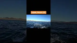 hitting small waves on the Recon 120 #fishing #lakepleasant #kayakfishing #recon120
