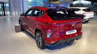 2024 HYUNDAI Kona N-Line 'Ultimate Red Pearl' Walkaround Review (4K)