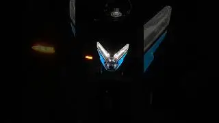 Ns 160 head light modified DRL colour change #shorts #sticker #trending #viralshort #d/wrapping