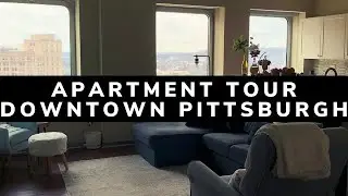 MY DOWNTOWN PITTSBURGH APARTMENT TOUR| life of a college student