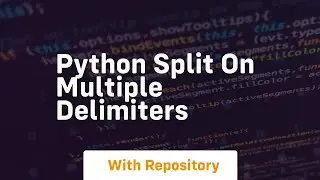 python split on multiple delimiters