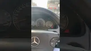 Mercedes Benz E430 W210, Startup with Borla Muffler