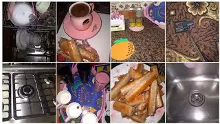 بعد الفطار  المطبخ بينهار+الأجواء الرمضانيه فى بيتى
